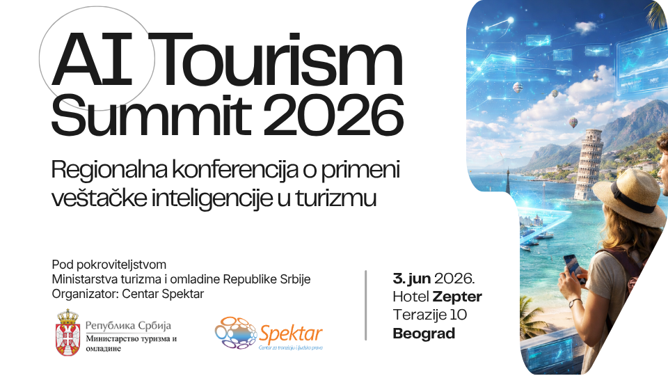 AI Tourism Summit 2026, regionalna konferencija, Beograd, Ministarstvo turizma i omladine, marketinška podrška, First media group